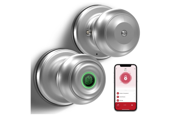 Khóa cửa vân tay thông phòng Demax SL106 SV App Bluetooth