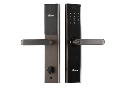 Khóa cửa vân tay Demax EL638 PB (Đen Nâu) App Wifi Của Đức