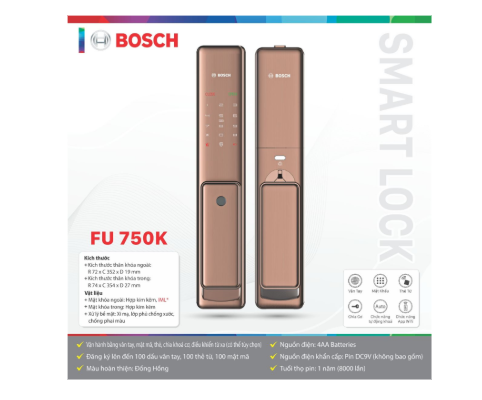 Khóa cửa điện tử Bosch FU750DE