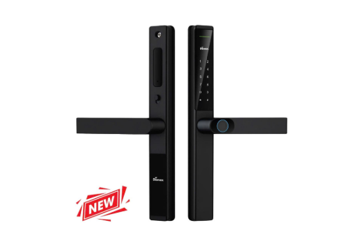 Khoá cửa nhôm vân tay Demax El599 Lux BL - Chống nước của Đức
