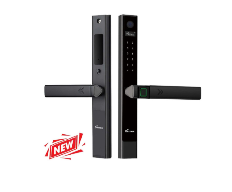 Khoá cửa nhôm Demax El689 BN - Chống nước - App wifi, camera giám sát của Đức
