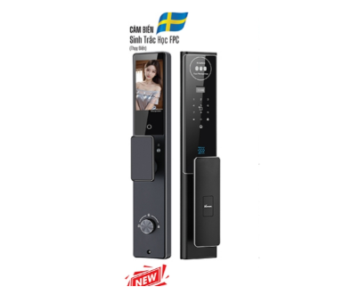 Khóa cửa điện tử Demax EL915 Pro CNC Face ID, App wifi