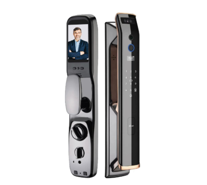 Khóa cửa nhận diện khuôn mặt Demax EL999 LG App Wifi / 2 Remote từ xa - Của Đức