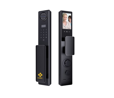 Khóa cửa vân tay Hubert HB CGI5 EU Black Face ID, App wifi