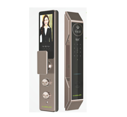 Khóa Vân Tay Kassler KL-899 CNC Coffee Face ID, App Wifi