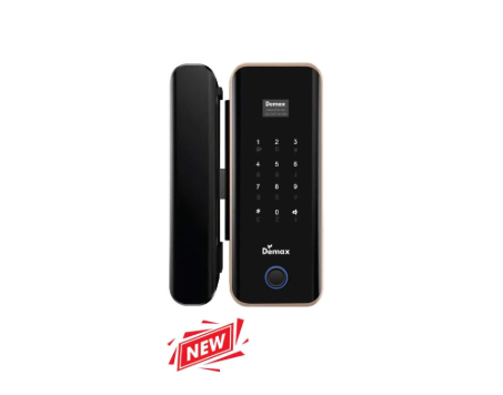 Khóa cửa kính vân tay Demax EL800 BL App TTLock của Đức