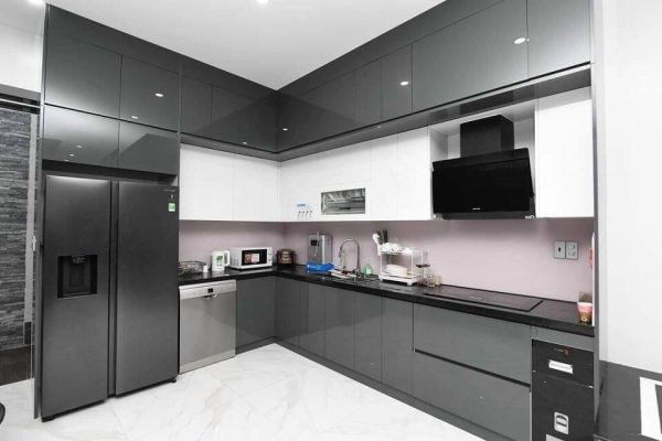 Tủ bếp Acrylic mẫu mới 37