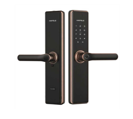 Khóa điện tử Hafele DL7600 - 912.20.238 màu đồng, đã bao gồm pin