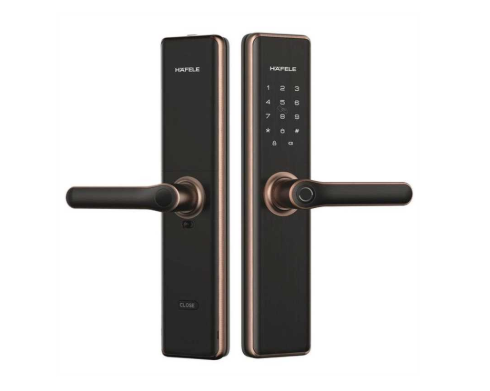 Khóa điện tử Hafele DL7600 - 912.20.231 màu đồng