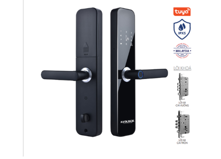 Khoá vân tay Avolock AV 68 Black App wifi