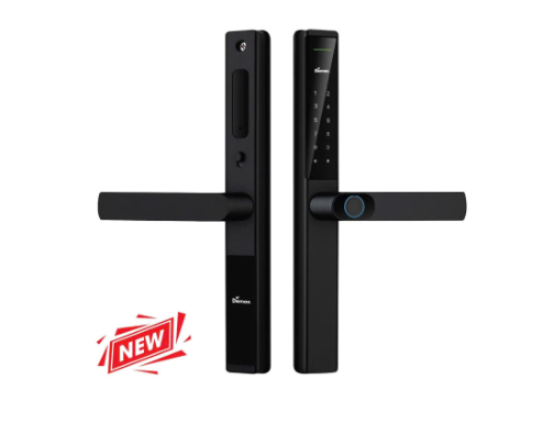 Khoá vân tay cửa nhôm Demax El699 Lux BL App wifi - Chống nước của Đức
