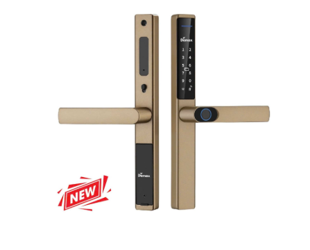 Khoá cửa nhôm thông minh Demax El599 Lux CG - Chống nước của Đức