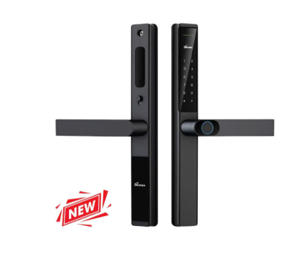 Khoá cửa nhôm vân tay Demax El599 Lux AG - Chống nước của Đức