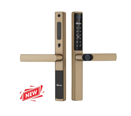 Khoá vân tay cửa nhôm Demax El699 Lux CG App wifi - Chống nước Của Đức