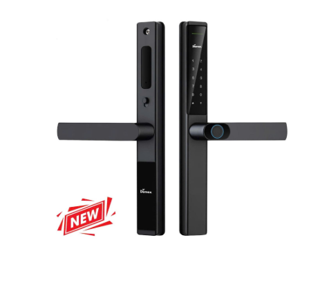 Khoá vân tay cửa nhôm Demax El699 Lux AG App wifi - Chống nước của Đức