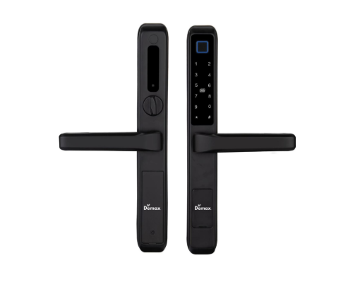 Khóa vân tay cửa nhôm Demax EL606 BL App wifi Của Đức - Chống nước tuyệt đối