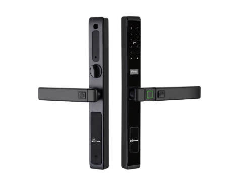 Khóa vân tay cửa nhôm App Wifi Demax SL688 BL chống nước IP56, chốt trong an toàn - Của Đức