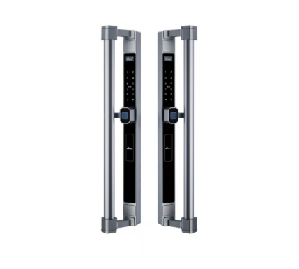 Khóa vân tay 2 mặt cửa nhôm, cửa sắt cổng Demax SL808 GS LUX chống nước của đức