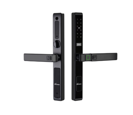 Khóa cửa vân tay Demax SL588 BL chống nước IP56, chốt trong an toàn - Của Đức