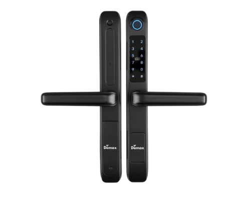Khóa cửa vân tay cửa nhôm Demax EL101 BL App Wifi