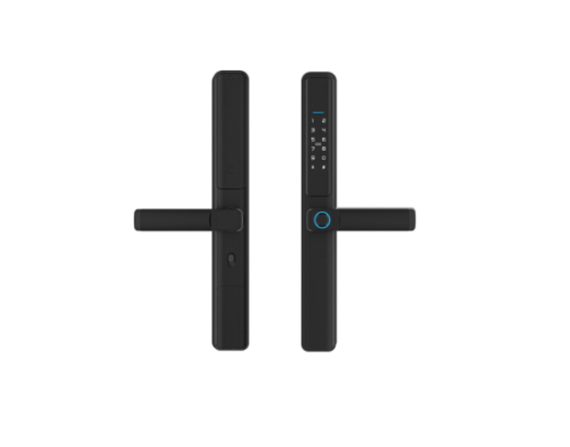 Khóa điện tử cửa nhôm Hubert HB CN21 Black App wifi chống nước chuẩn Ip67