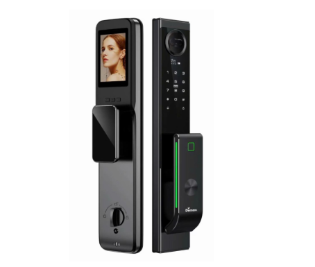 Khóa cửa thông minh Demax EL966 VF CNC Face ID, App wifi Của Đức - Chống nước chuẩn IP56