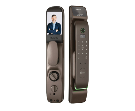 Khóa cửa vân tay Demax EL928 PB face ID App wifi
