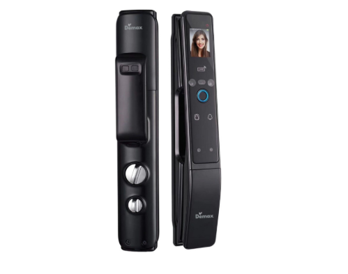 Khoá cửa vân tay Demax EL968 nhận diện khuôn mặt Face ID 3D