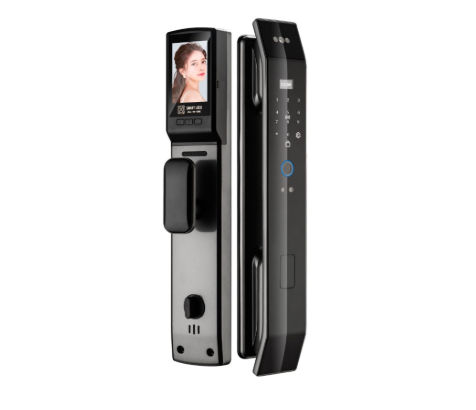 Khóa cửa vân tay Hubert HB CG25F Black Face ID Khóa cửa vân tay Hubert HB CG25F Black Face ID