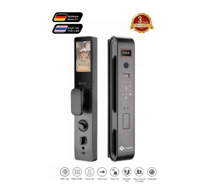 Khóa cửa thông minh Hubert HB CG65VF Luxury Face ID , App wifi Khóa cửa thông minh Hubert HB CG65VF Luxury Face ID , App wifi