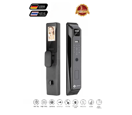 Khóa cửa thông minh Hubert HB CG81VF Luxury Face ID , App wifi Khóa cửa thông minh Hubert HB CG81VF Luxury Face ID , App wifi