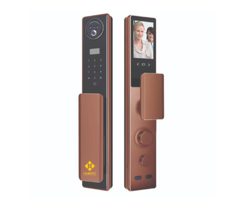 Khóa cửa vân tay Hubert HB CG88 Amber Gold Face ID, App wifi Khóa cửa vân tay Hubert HB CG88 Amber Gold Face ID, App wifi