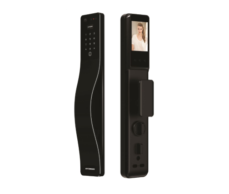 Khoá điện tử cửa gỗ Hyundai HY-SLA807F Black