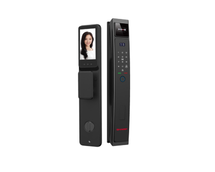 Khoá cửa vân tay thông minh Sharp R1-FDV Black App wifi, Face ID