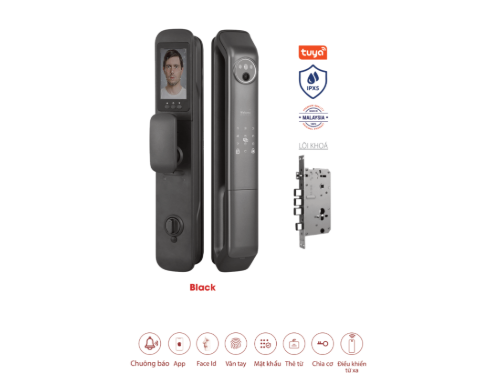 Khoá nhận diện khuôn mặt Avolock AL-80FRVT-B Face ID, App wifi