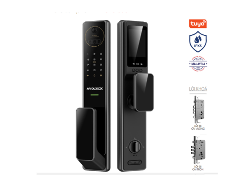 Khoá thông minh Avolock AL-82FRVT-B nhận diện khuôn mặt Face ID, App wifi Khoá thông minh Avolock AL-82FRVT-B nhận diện khuôn mặt Face ID, App wifi