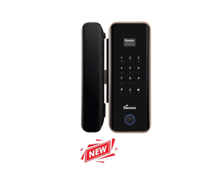 Khóa cửa kính Demax EL800G AC App Wifi của Đức
