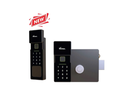 Khoá cửa cổng sắt Demax EL608 GB chống nước , App wifi - Của Đức
