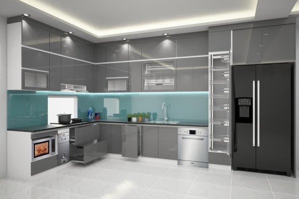 Tủ bếp Acrylic mẫu mới 28 Tủ bếp Acrylic mẫu mới 28