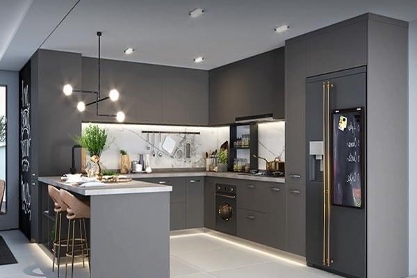 Tủ bếp Acrylic mẫu mới 38 Tủ bếp Acrylic mẫu mới 38