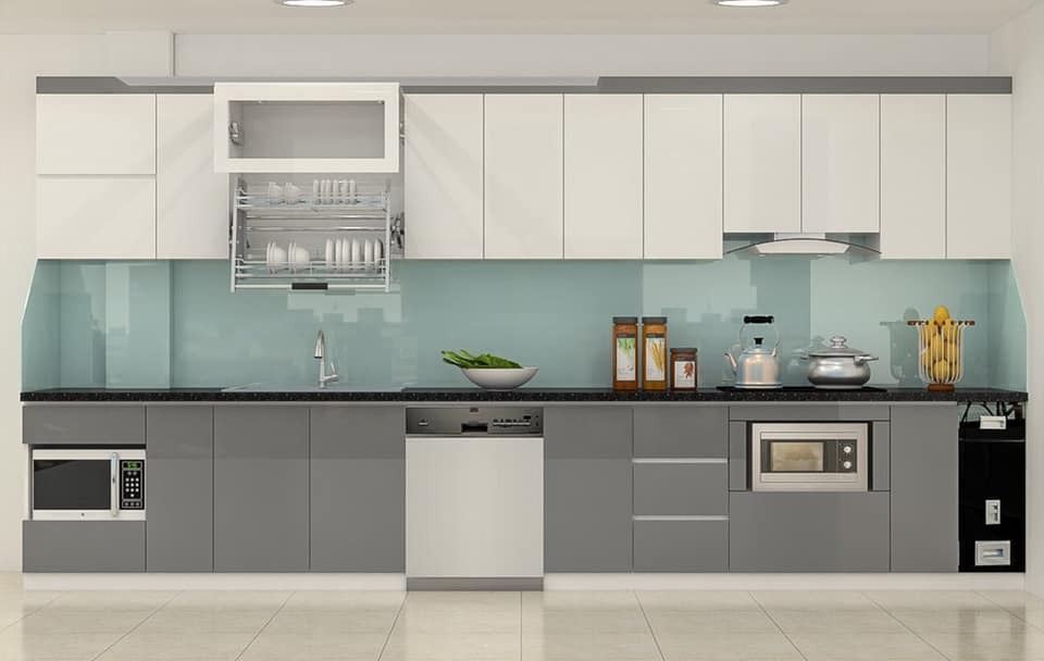 Tủ bếp nhựa Composite 7