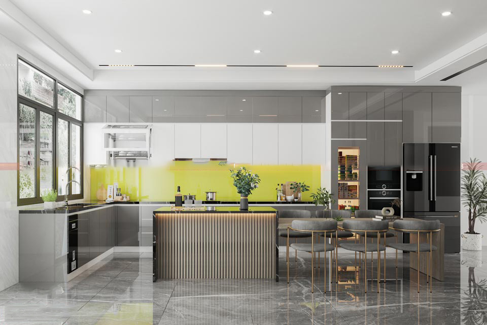 Tủ bếp nhựa Composite 9