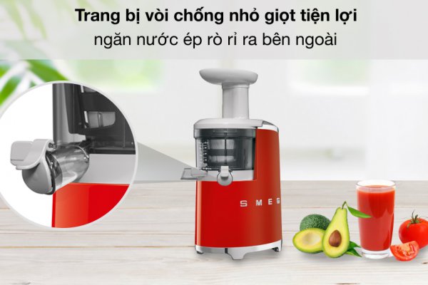 Máy ép chậm Hafele Smeg SJF01RDEU 535.43.629
