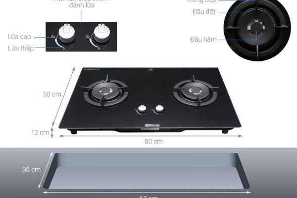 Bếp gas âm Electrolux FLEXI EGT8028CK