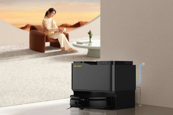 Robot hút bụi lau nhà Hubert HB-S77 tự động giặt giẻ sấy khô, diệt khuẩn của Đức
