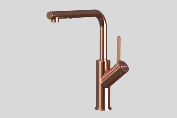 Vòi rửa bát Konox Artan Rose Gold