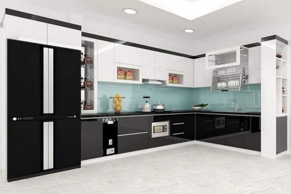 Tủ bếp Acrylic mẫu mới 4