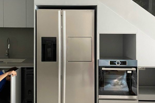 Tủ lạnh Side by Side Kaff KF-BCD606MBR Tủ lạnh Side by Side Kaff KF-BCD606MBR