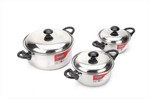 Bộ nồi inox 1 đáy Sunhouse SH113