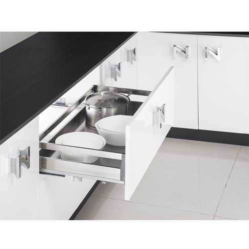 Giá bát đĩa inox - Ray giảm chấn EuroGold